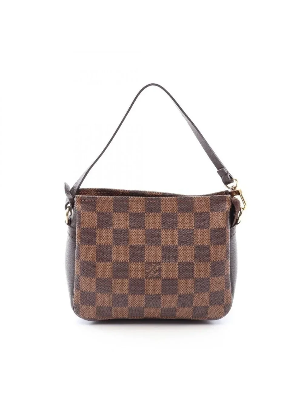 Louis Vuitton Trousse Makeup Canvas Leather Handbag